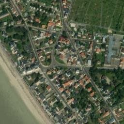 Vue satellite de Camping de la Prairie à Le Crotoy
