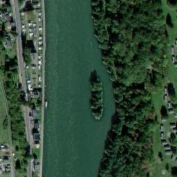 Vue satellite de Camping Castel Mosan à Givet