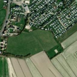 Vue satellite de Camping La Vieille Eglise à Brutelles