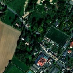 Vue satellite de Aire de Camping-car - Caudry à Ligny-en-Cambrésis