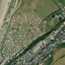 Vue satellite de Camping Municipal d'Onival à Ault