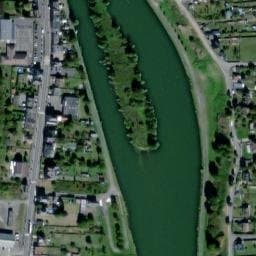 Vue satellite de Aire de camping-car – Vireux-Molhain à Montigny-sur-Meuse