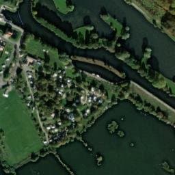 Vue satellite de Aire de Camping-Car de Long - La Peupleraie à Long