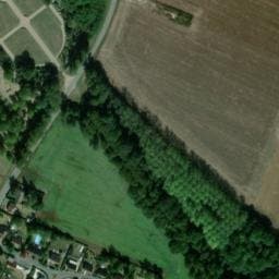 Vue satellite de Camping du château à Villers-Bocage