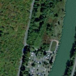 Vue satellite de Camping à Fumay à Fumay
