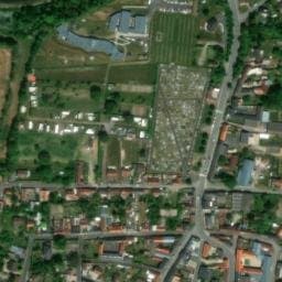 Vue satellite de Terrain de camping Le Verger à Bray-sur-Somme