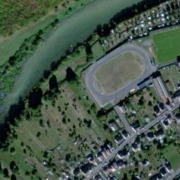 Vue satellite de Camping Les Bateaux à Anchamps