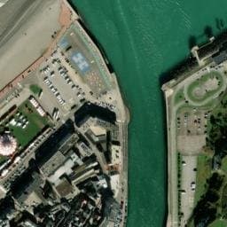 Vue satellite de Aire de camping-car à Rouxmesnil-Bouteilles à Rouxmesnil-Bouteilles