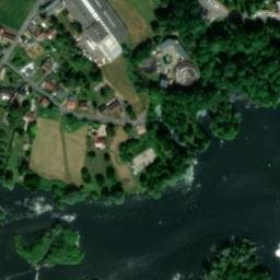 Vue satellite de Péronne Aire Municipale à Barleux