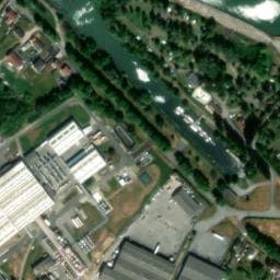 Vue satellite de Port de Plaisance à Péronne