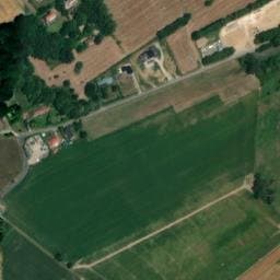 Vue satellite de Aire de stationnement et de service du camping Domaine Saâne et Mer à Quiberville-sur-Mer