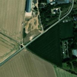 Vue satellite de Camping des Hortensias à Vraignes-en-Vermandois