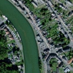 Vue satellite de Aire de Camping-Car de Monthermé à Deville