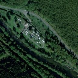 Vue satellite de Les Rapides de Phade à Tournavaux