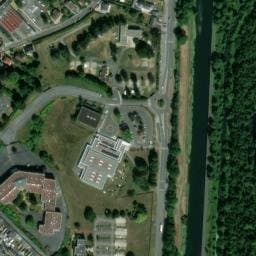 Vue satellite de Camping de Saint-Quentin à Rouvroy