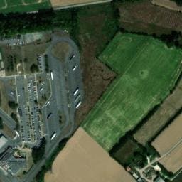 Vue satellite de Aire de camping-car à Urvillers à Urvillers