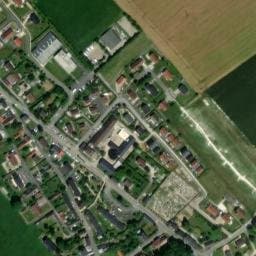 Vue satellite de Aire de stationnement et de service de Mesnières-en-Bray à Mesnières-en-Bray