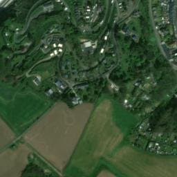 Vue satellite de Camping de Renéville à Saint-Léonard