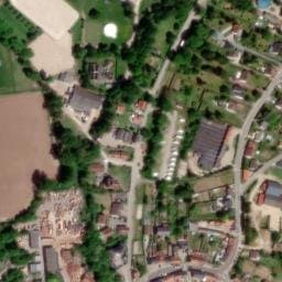 Vue satellite de Aire de camping-cars de Conty à Ô-de-Selle