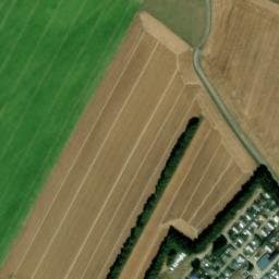 Vue satellite de Camping de la Hêtraie à Contremoulins