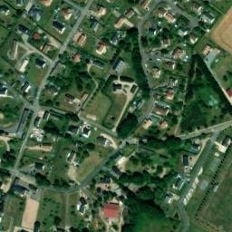 Vue satellite de Aire de stationnement et de service d'Étoutteville à Étoutteville