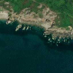 Vue satellite de Cabane de Parréval à La Hague