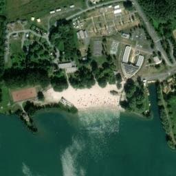 Vue satellite de Camping de la Frette à Tergnier