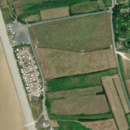 Vue satellite de Camping Municipal de Vauville à Héauville