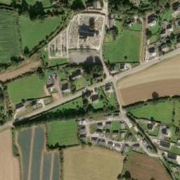 Vue satellite de Les Chalets du Cotentin à Crasville