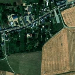 Vue satellite de Camping à la ferme de la famille Fontana à Francastel