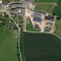 Vue satellite de Camping Car à la Ferme "Il était 1 foie" à Artaise-le-Vivier