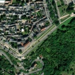 Vue satellite de Laon upper town RV stopover à Étouvelles