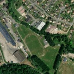Vue satellite de Aire de camping-cars de Songeons à Gerberoy
