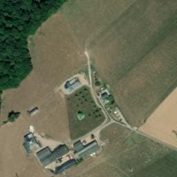 Vue satellite de Aire de La Ferme de La Mare à Saint Martin de l'If