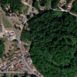 Vue satellite de Aire d'accueil de Montaigu à Mauregny-en-Haye