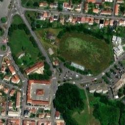 Vue satellite de Aire camping car de Longwy à Réhon