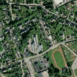 Vue satellite de Aire de camping-car à Valognes à Valognes