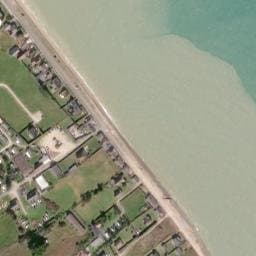 Vue satellite de Marcouf à Fontenay-sur-Mer