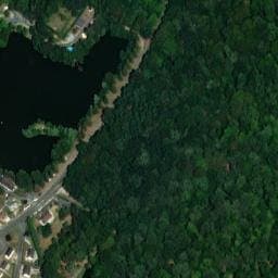Vue satellite de Camping des Étangs à Montmacq