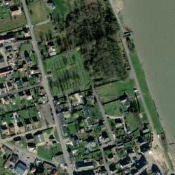 Vue satellite de Aire de stationnement de La Mailleraye sur Seine à Le Trait