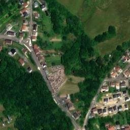 Vue satellite de Lavoir couvert de Russange à Russange