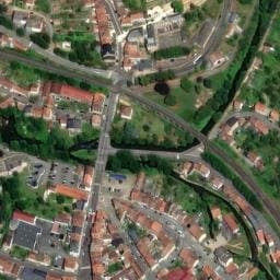 Vue satellite de Aire Municipale Longuyon à Colmey