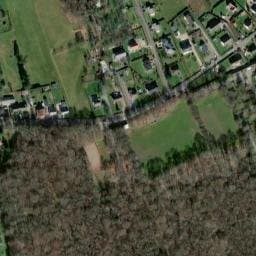 Vue satellite de Aire de service du Camping La Forêt à Jumièges