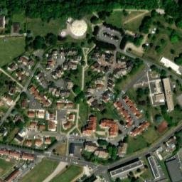 Vue satellite de Aire de camping-car à Beauvais à Beauvais