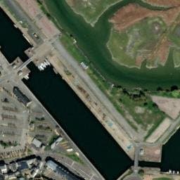 Vue satellite de Parking de l'Est à Honfleur