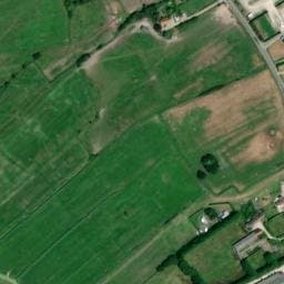 Vue satellite de Utah Beach à Audouville-la-Hubert