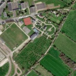 Vue satellite de Parking Camping-Car à Sainte-Mère-Église à Turqueville