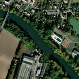 Vue satellite de Camping de l'Aigrette à Jaulzy
