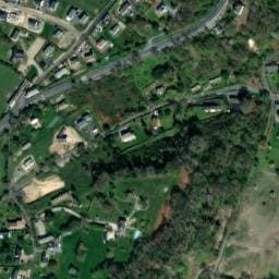 Vue satellite de Aire L'Assiette des Mondes d'Equemauville à Barneville-la-Bertran
