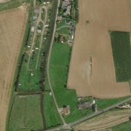 Vue satellite de Aire Naturelle de camping Le Pont du Hable à Cricqueville-en-Bessin